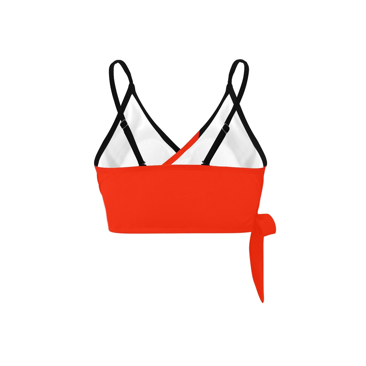 Germany Flag Inspired Knot Side Bikini Top
