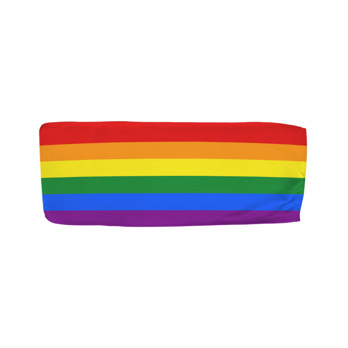 Rainbow Flag Inspired Bandeau Tube Bikini Top