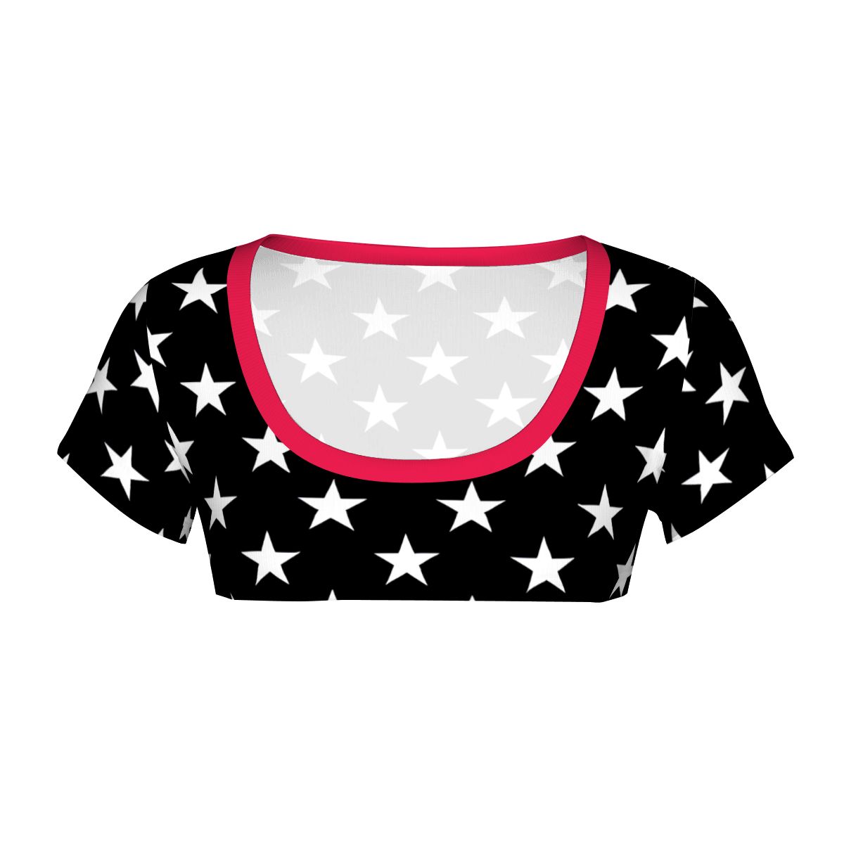 Thin Red Line Flag Inspired Women's 1/2 Cut Short Sleeve T-Shirt