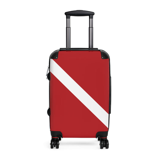 Diver Down Flag Inspired Suitcase