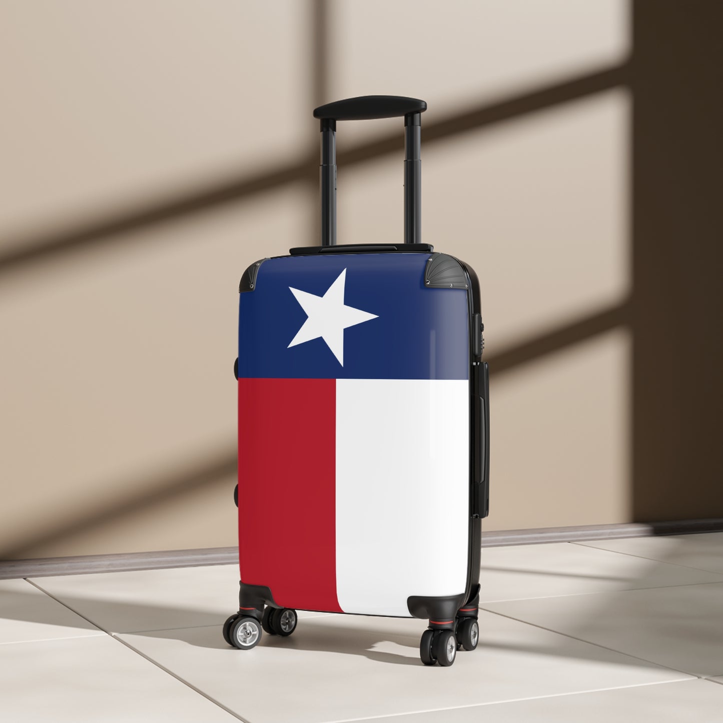 Texas Flag Inspired Suitcase
