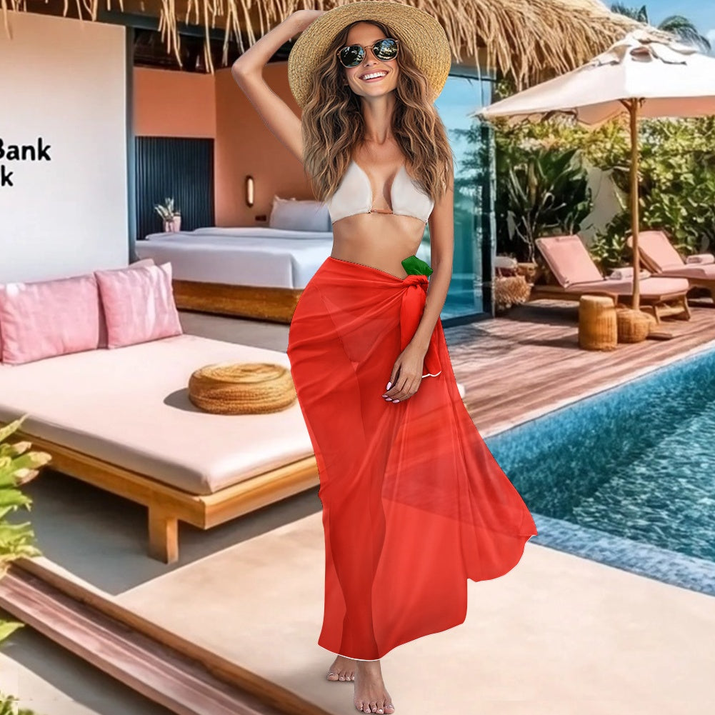 Portugal Flag Inspired Bikini Cover-Up