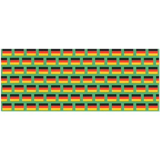 Germany Flag Inspired Custom Gift Wrapping Paper 58"x 22.5" (4 Rolls)