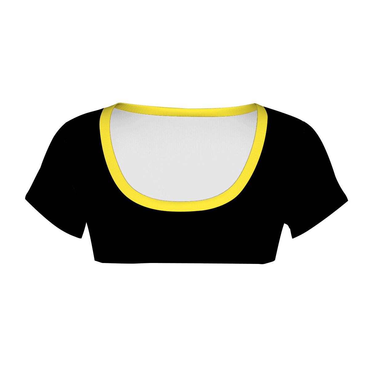Thin Gold Line Flag Inspired Women's 1/2 Cut Short Sleeve T-Shirt Style-2