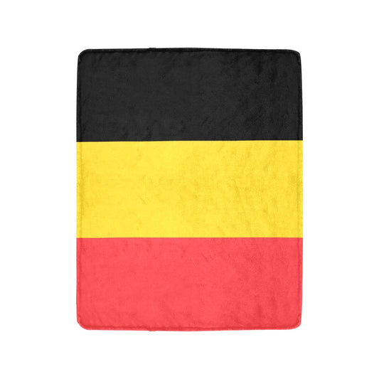 Luv My Flag fleece blanket featuring German flag design.