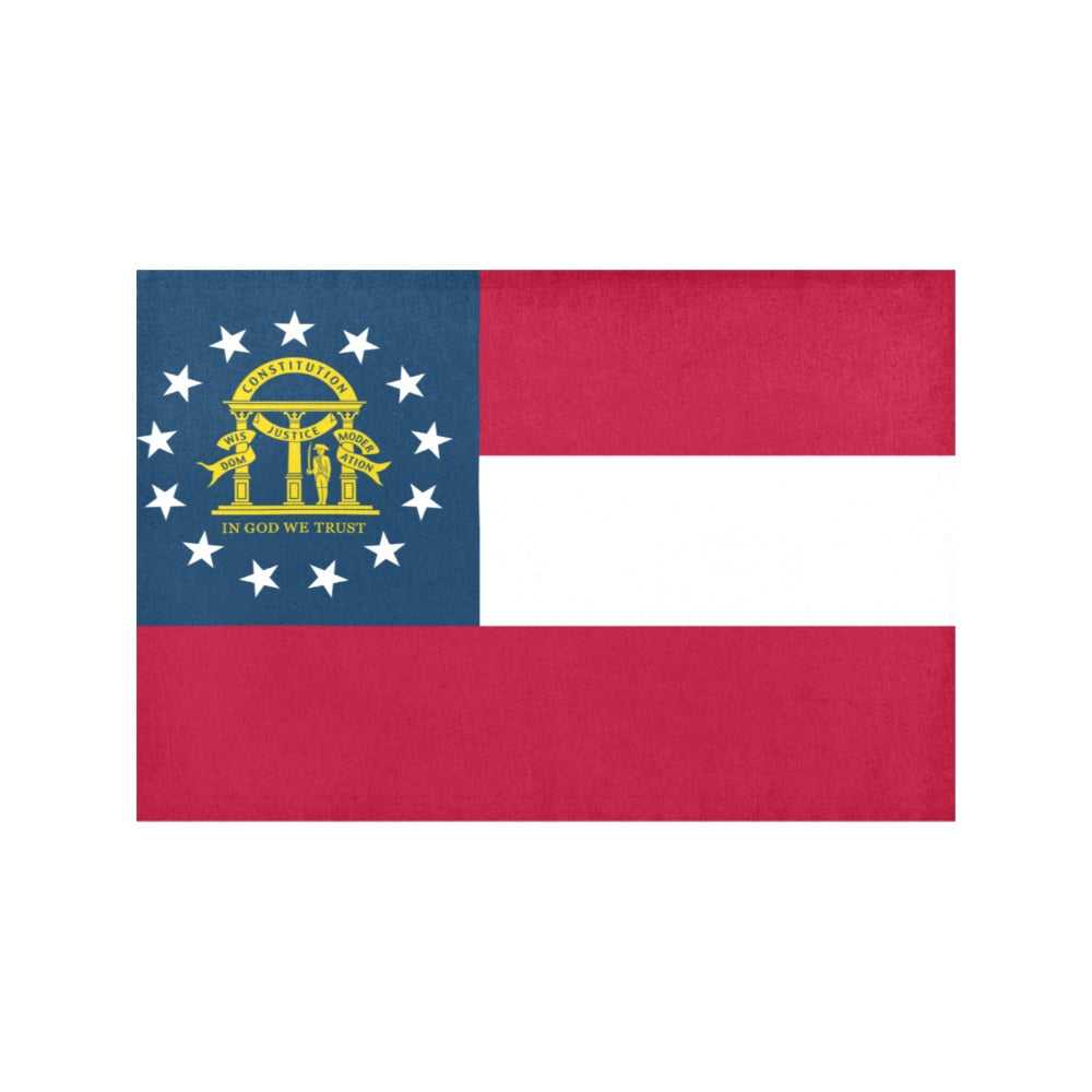 Georgia Flag Placemats 12" x 18" (Set of 6)