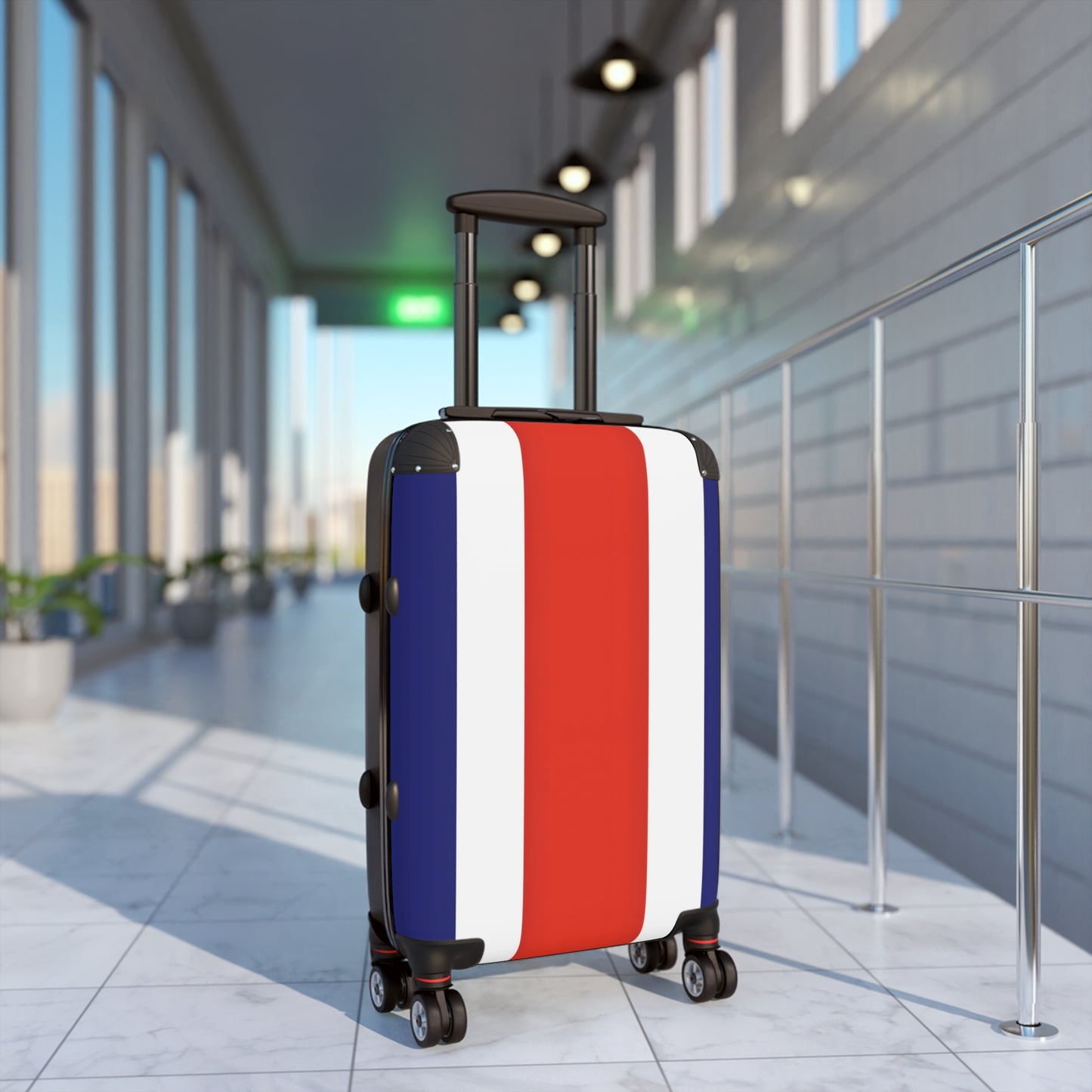 Costa Rica Flag Inspired Suitcase