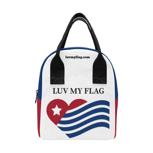 Luv My Flag Logo Insulated Lunch Bag
