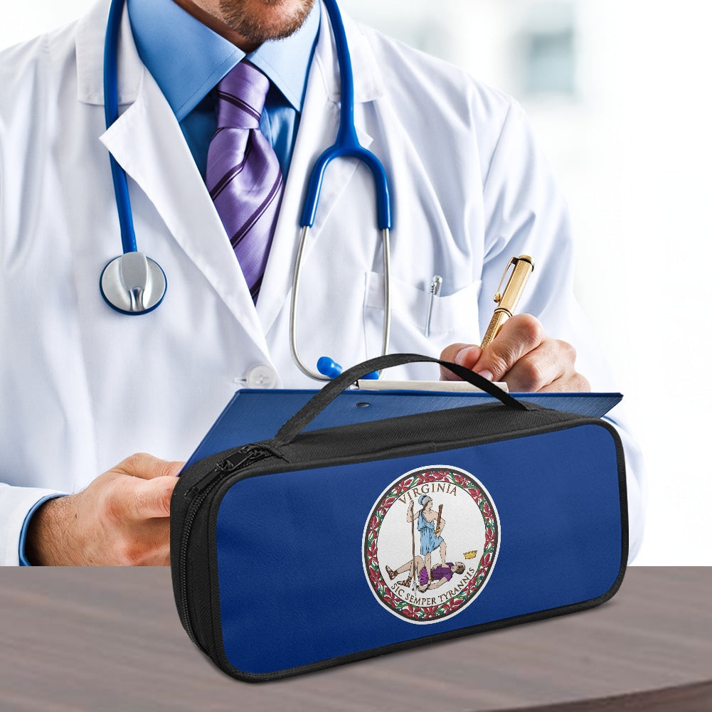 Virginia Flag Inspired Stethoscope Storage Bag