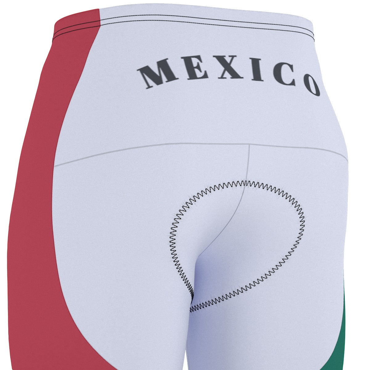 Mexico Flag Inspired Men’s Cycling Shorts