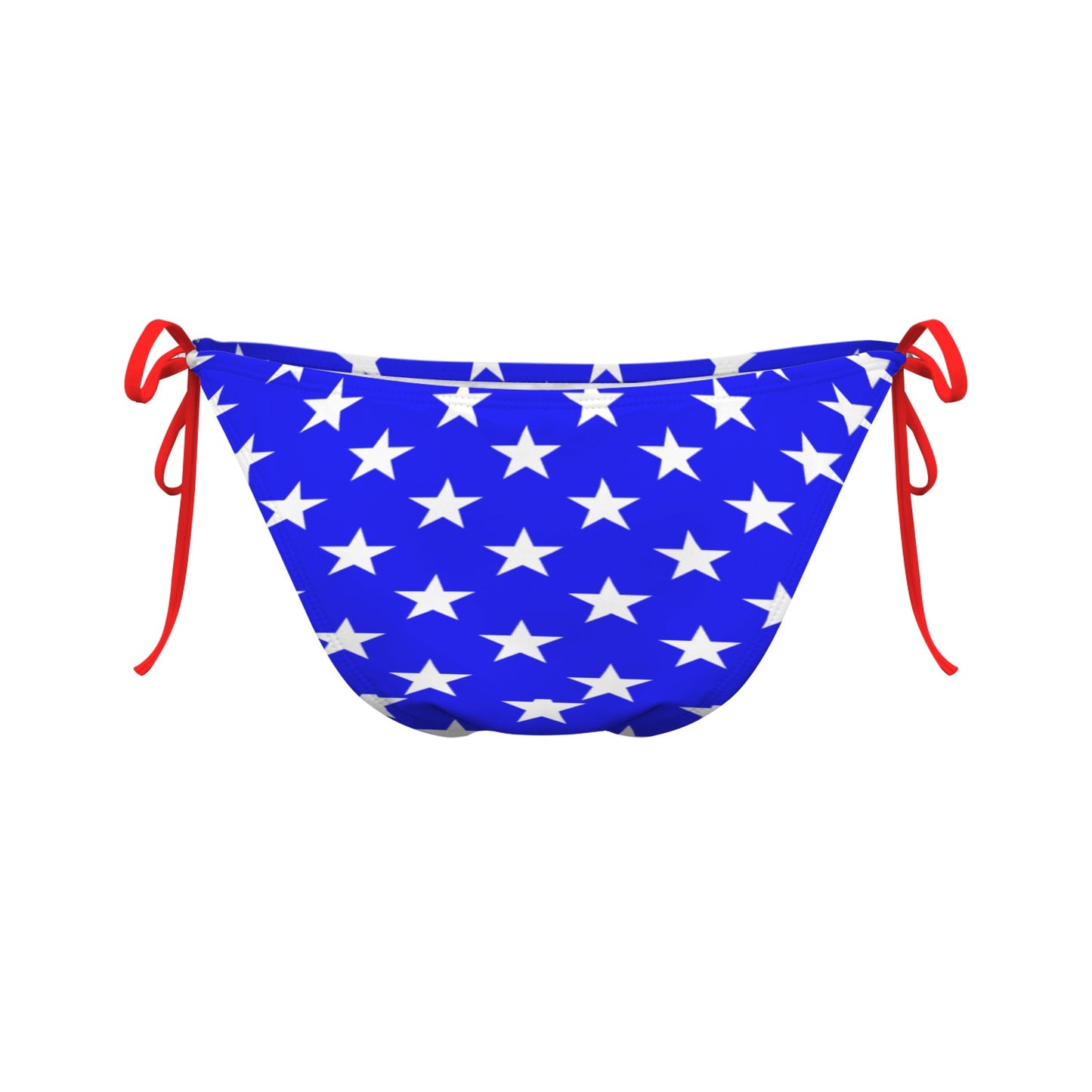 USA/American Flag Inspired Style-2 Side-Tie Bikini Bottom