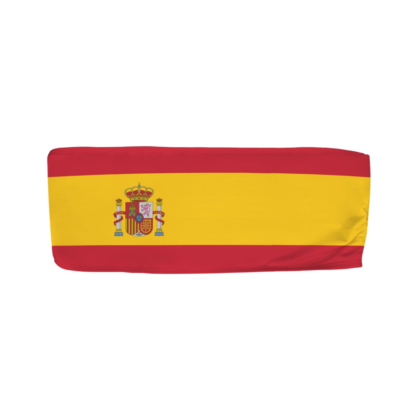 Spain Flag Inspired Bandeau Tube Bikini Top