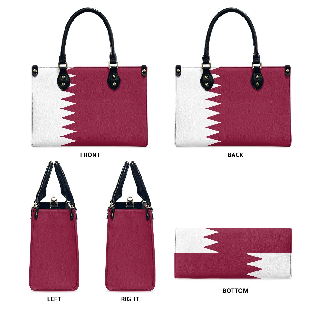 Quatar Ladies PU handbag - Luv My Flag