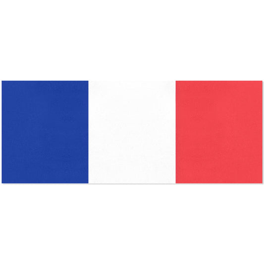 France Flag Inspired Custom Gift Wrapping Paper 58"x 22.5" (4 Rolls)