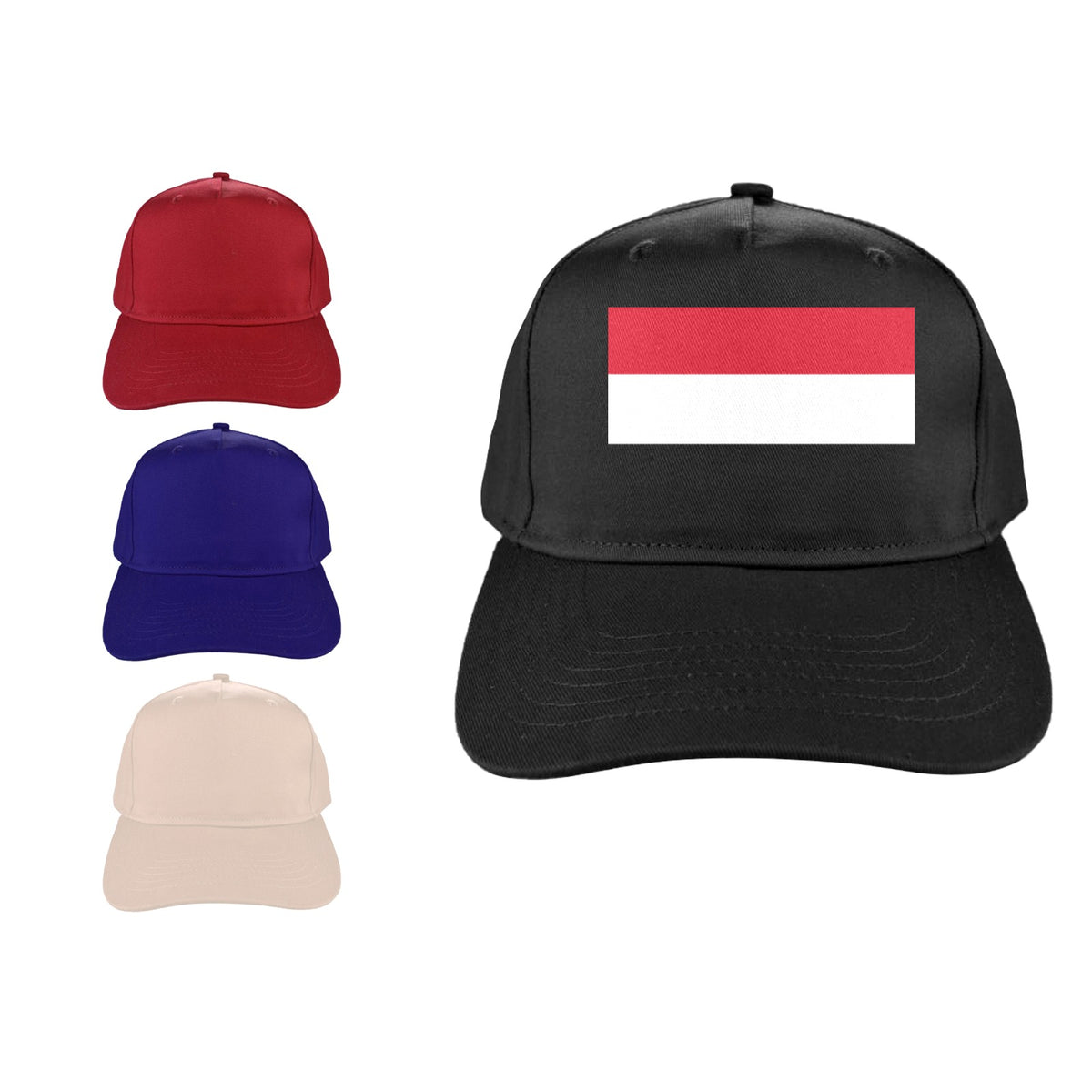 Yemen Flag Inspired Baseball Cap | Printed in the USA