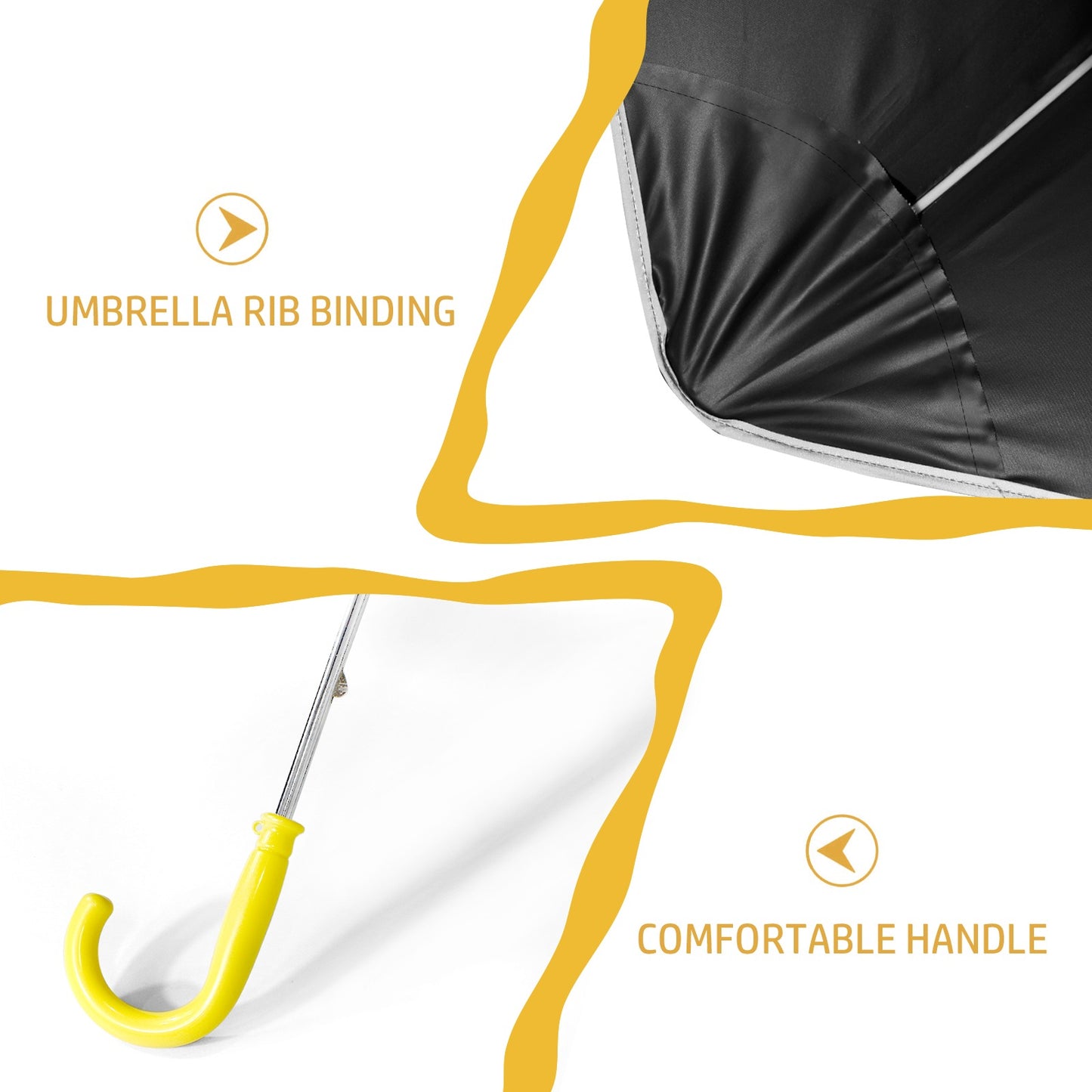 Michigan Flag Inspired Kids Safe Round Corner Umbrella