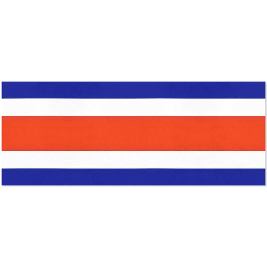 Costa Rica Flag Inspired Custom Gift Wrapping Paper 58"x 22.5" (4 Rolls)