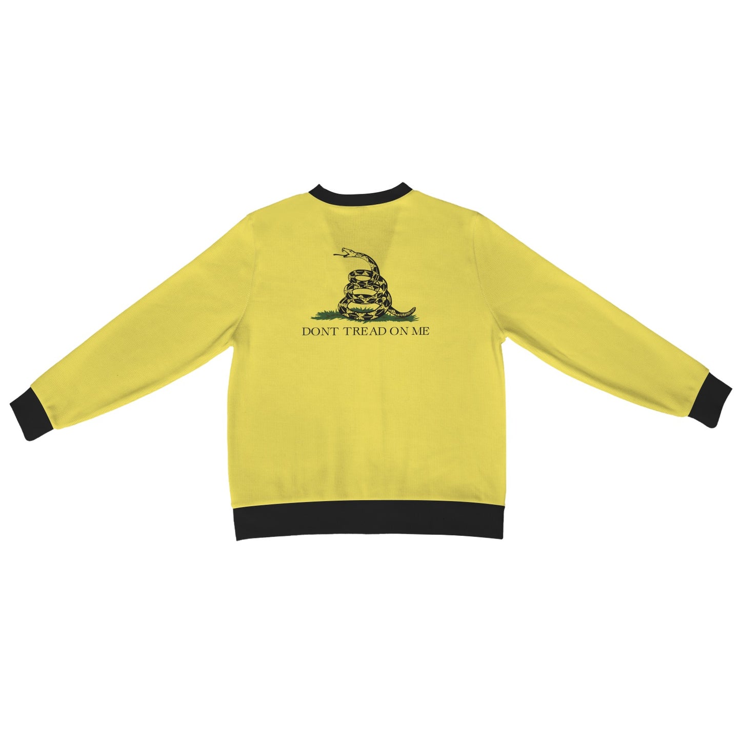 Gadsden Flag Inspired Men's Cardigan