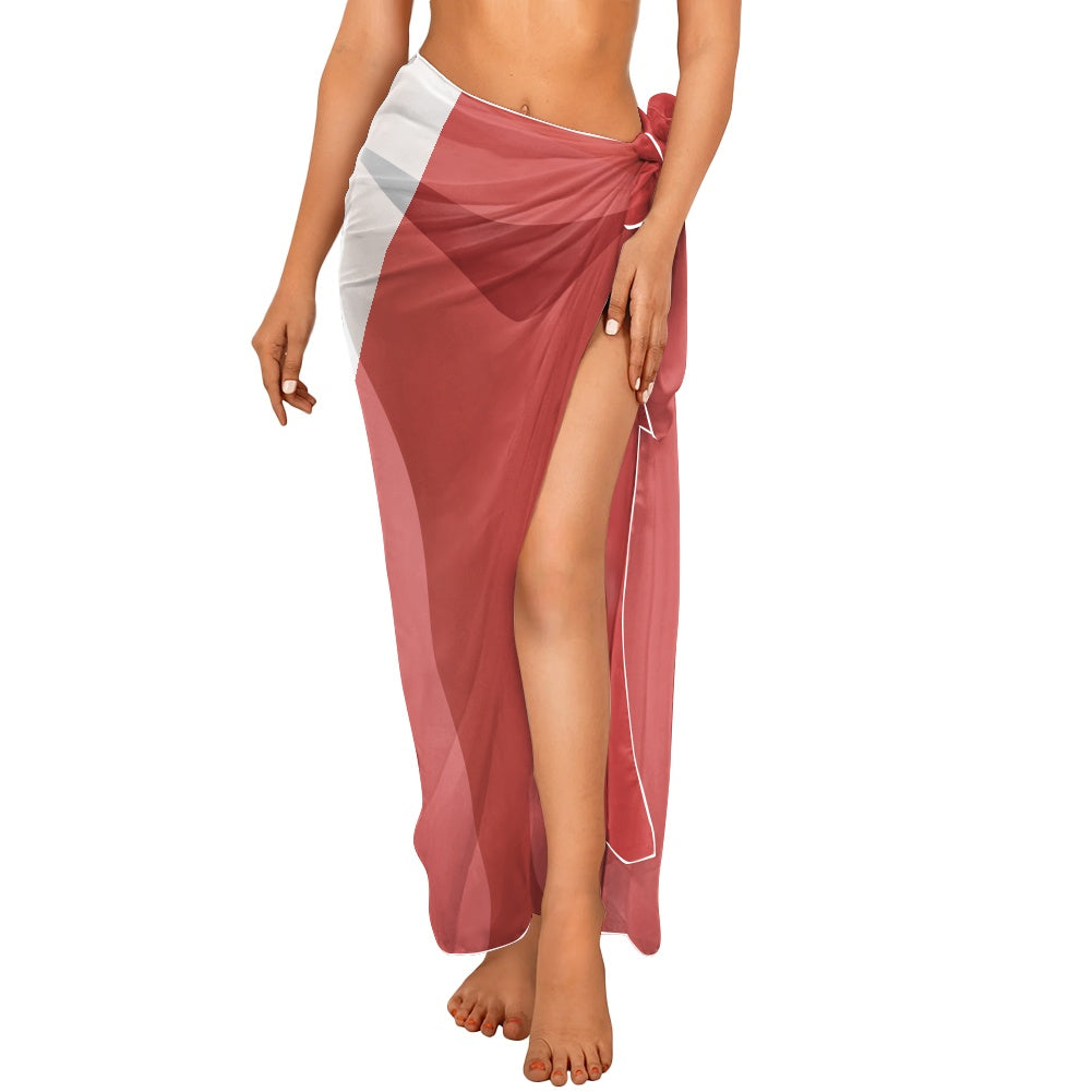 Canada Flag Inspired Bikini Cover-Up