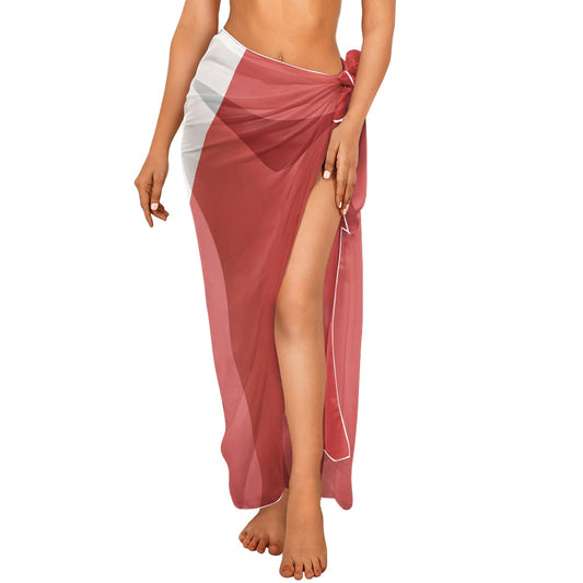 Canada Flag Inspired Bikini Cover-Up