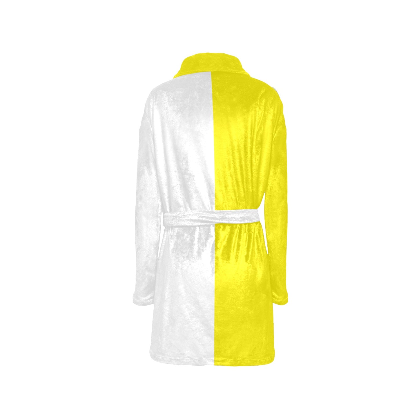 Vatican City Flag Inspired Women's Fleece Robe