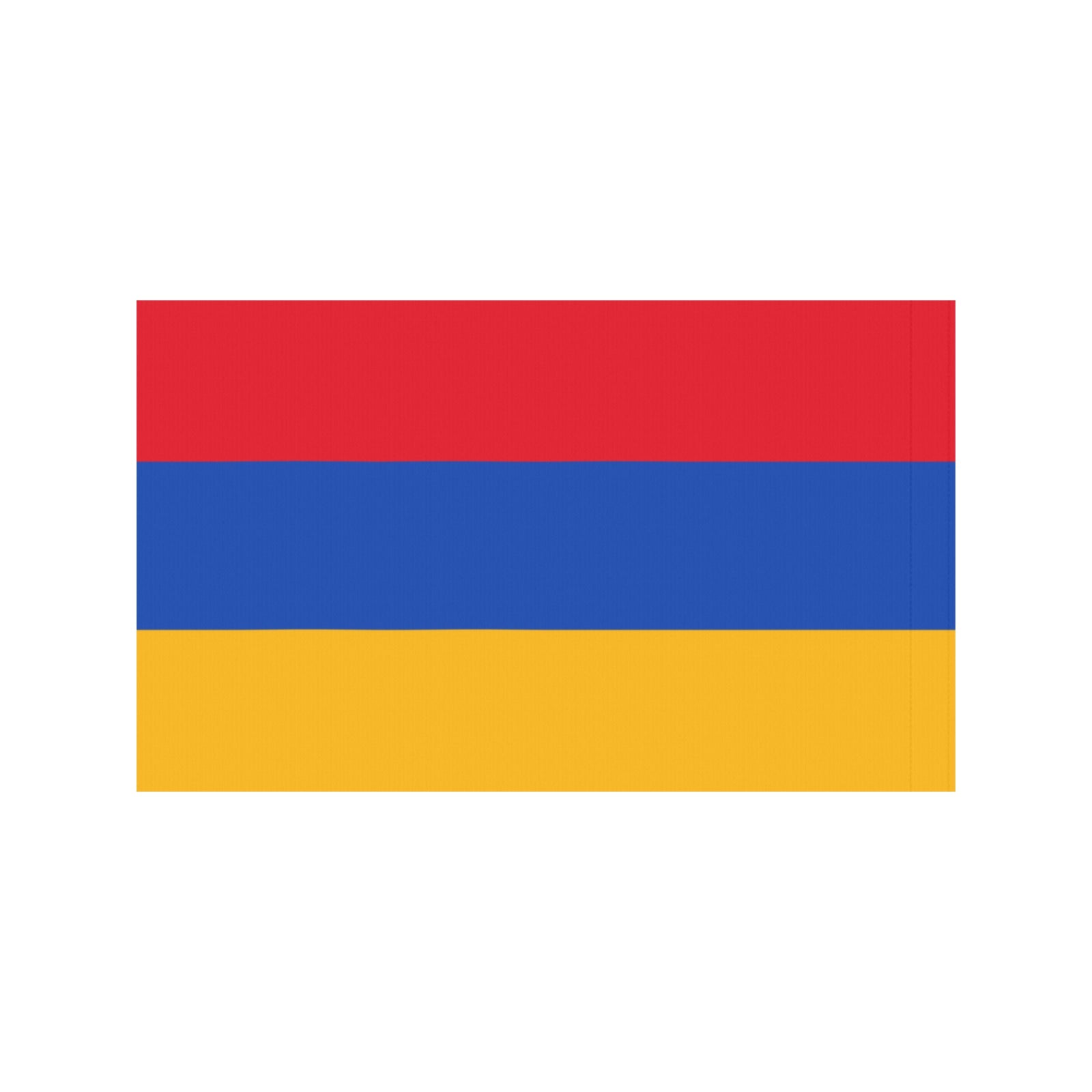 Armenian flag, red-blue-yellow stripes, by Luv My Flag.