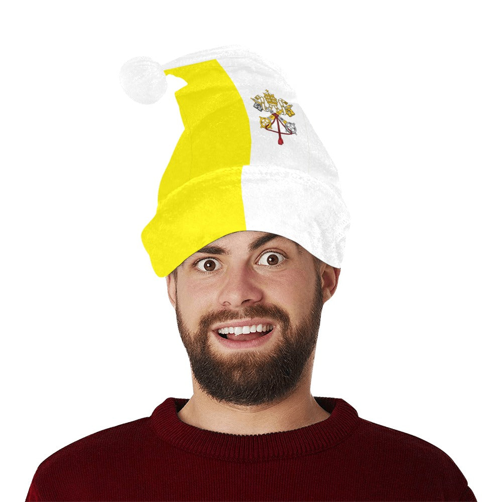 Vatican City Flag Christmas Santa Hat