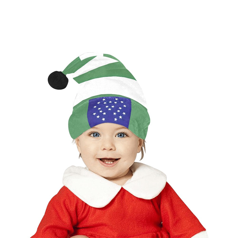 NYPD Flag Inspired Christmas Santa Hat