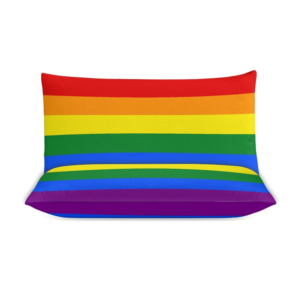 Rainbow Flag Inspired 3-Piece Bedding Set (1 Duvet Cover + 2 Pillow Shams) – 102"×90"