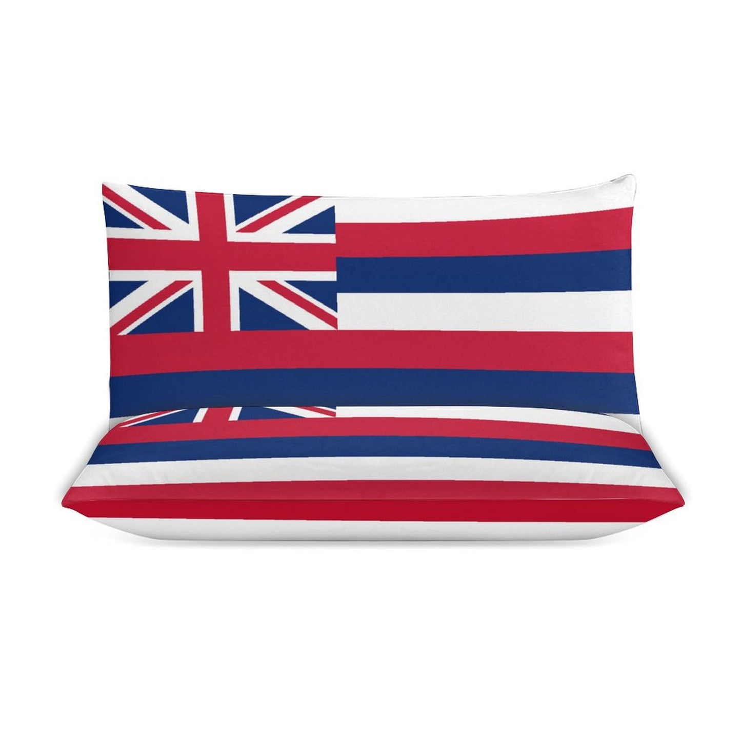 Hawaii Flag Inspired 3-Piece Bedding Set (1 Duvet Cover + 2 Pillow Shams) – 102"×90"
