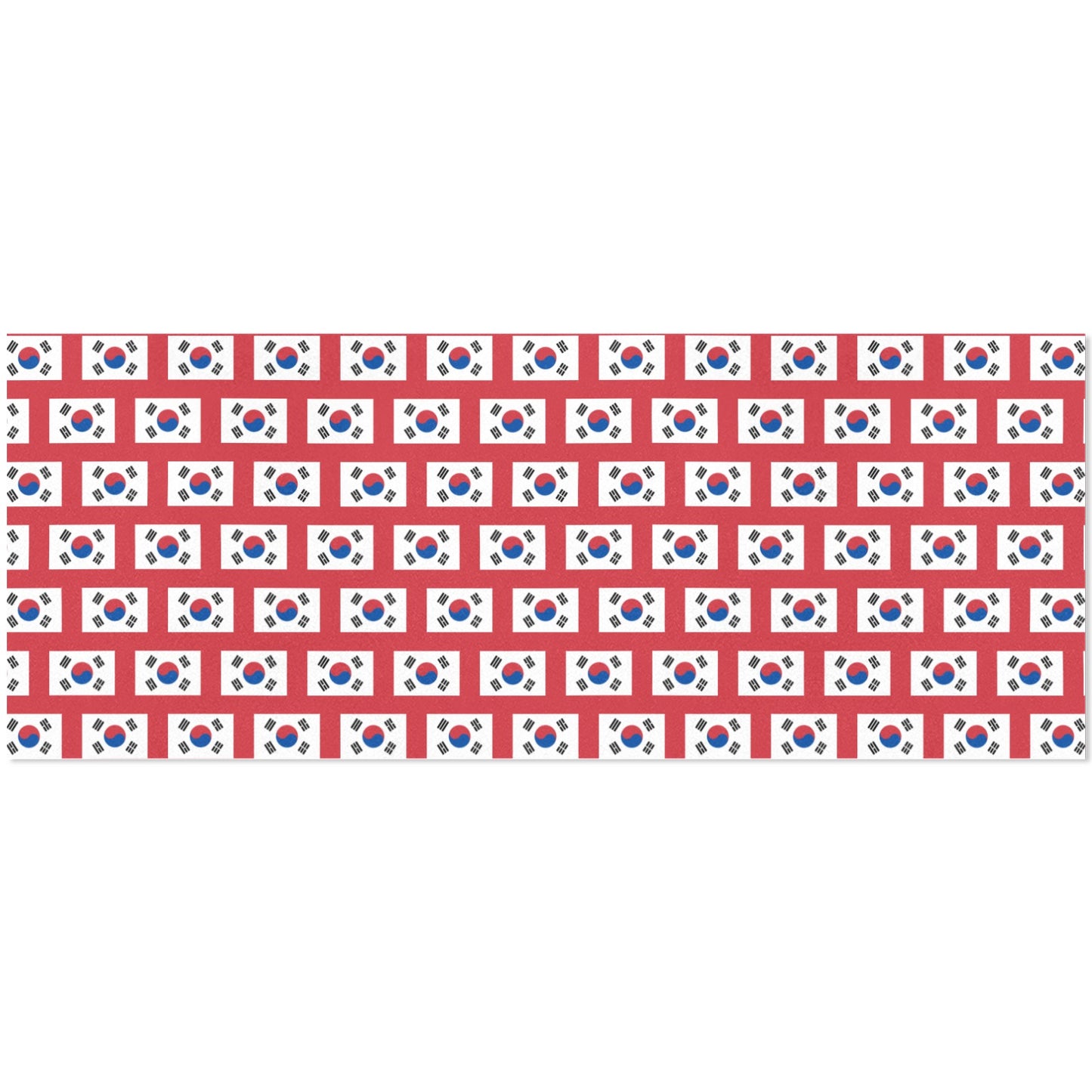 South Korea Flag Inspired Custom Gift Wrapping Paper 58"x 22.5" (4 Rolls)