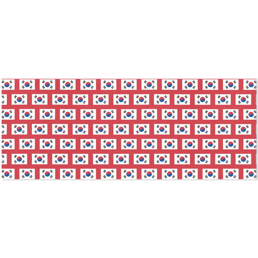 South Korea Flag Inspired Custom Gift Wrapping Paper 58"x 22.5" (4 Rolls)