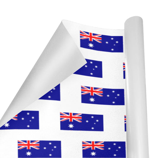 Australia Flag Inspired Custom Gift Wrapping Paper 58"x 22.5" (4 Rolls)