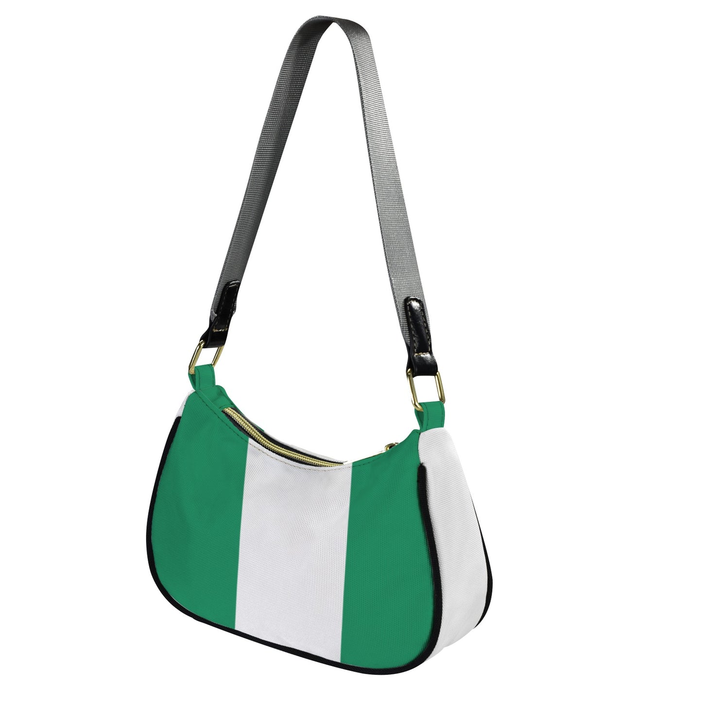 Nigeria Flag Inspired Women's Shoulder Bag