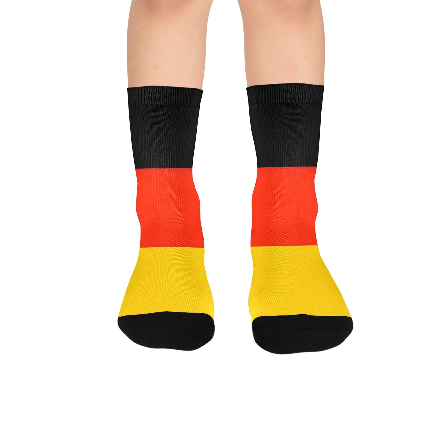 Germany Flag Inspired Kid's Socks (Made in the USA)