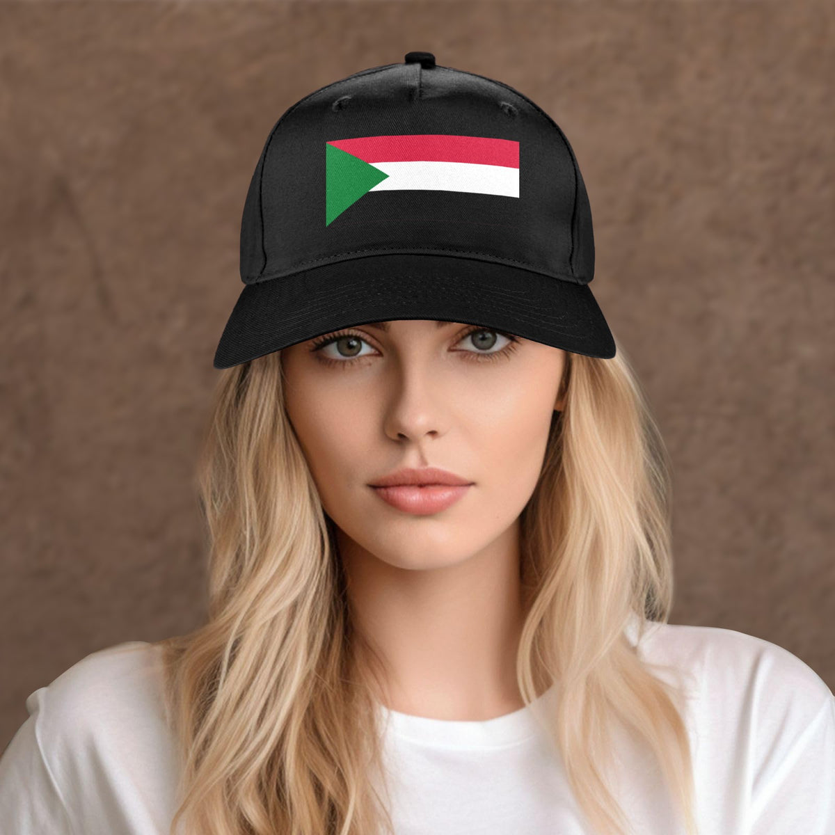 Sudan Flag Inspired Baseball Cap | Printed in the USA