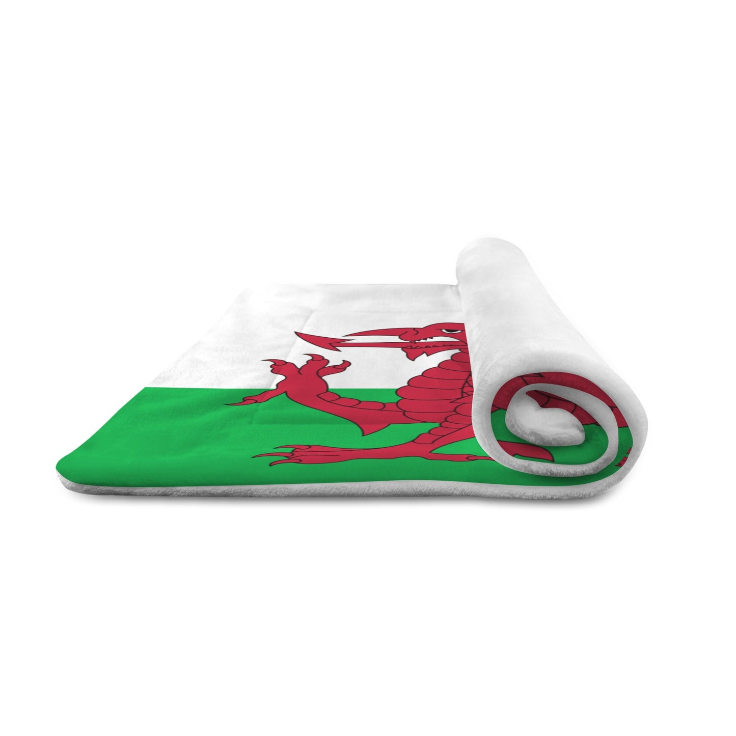 Wales Flag Inspired Pet Mat 25x18inch (Made in the USA)