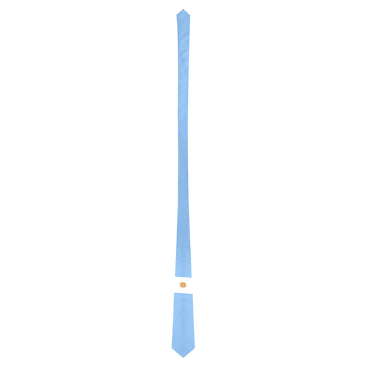 Argentina Flag Inspired Classic Necktie (Two Sides)
