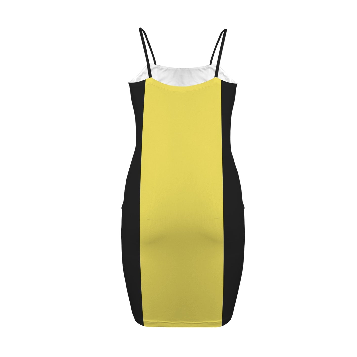 Gadsden Flag Inspired Backless Spaghetti Strap Bodycon Dress