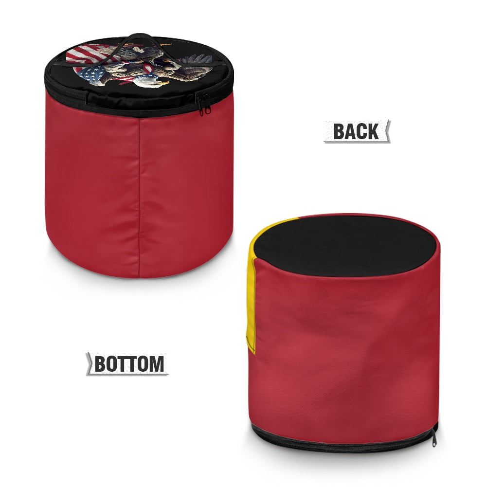 USA/American Flag Inspired Bald Eagle Marine Corps Colors Electric Pressure Cooker Insulation Bag