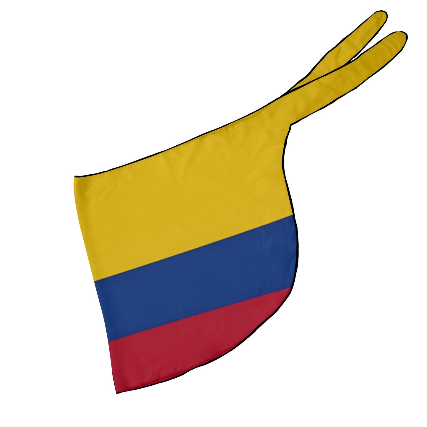 [Brand] Colombia flag cycling cap with ear flaps design.
