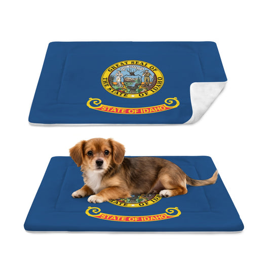 Idaho Flag Inspired Pet Mat 25x18inch (Made in the USA)