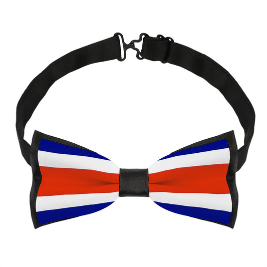 Costa Rica Flag Inspired Bow Tie – Look Sharp, Show your Columbian Pride