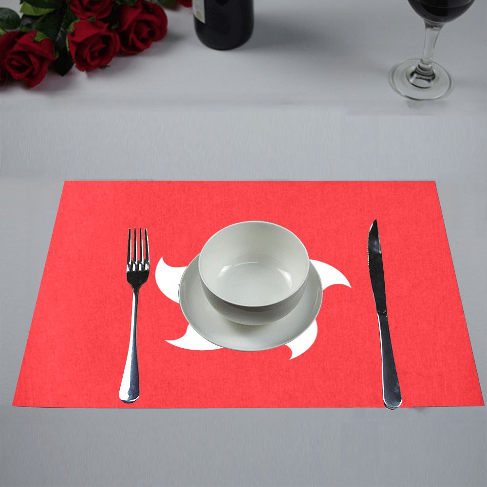 Hong Kong Flag Placemats 12" x 18" (Set of 6)