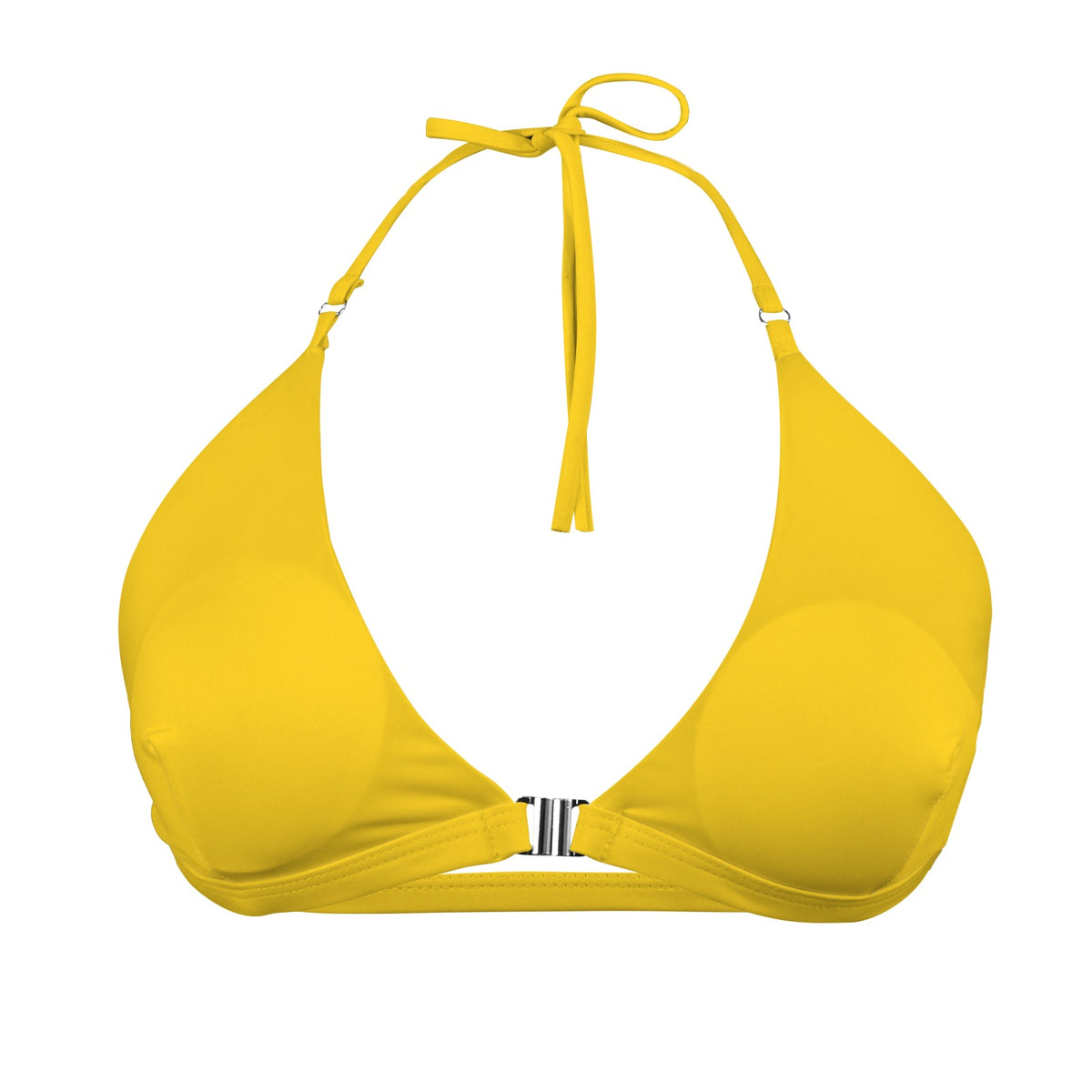 Colombia Flag Inspired Front Buckle Triangle Bikini Top