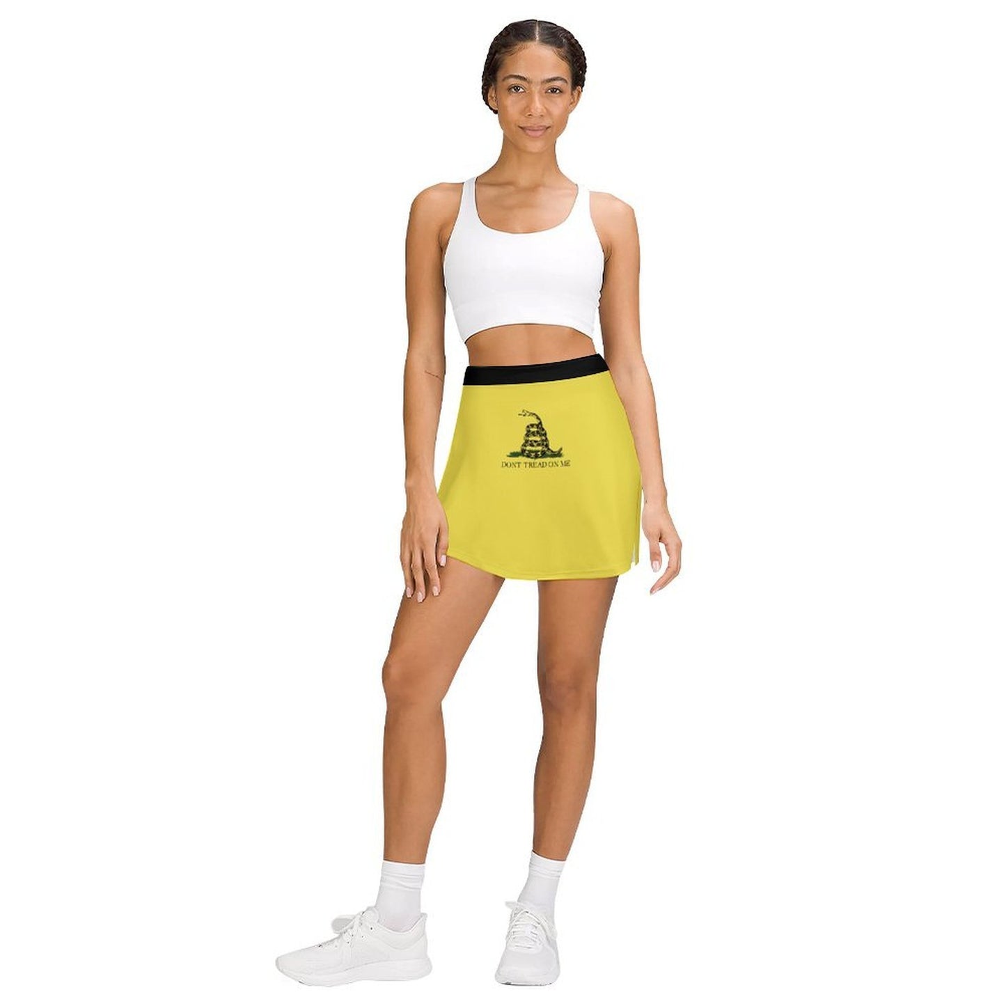 Gadsden Flag Inspired Women’s Skort with Pocket
