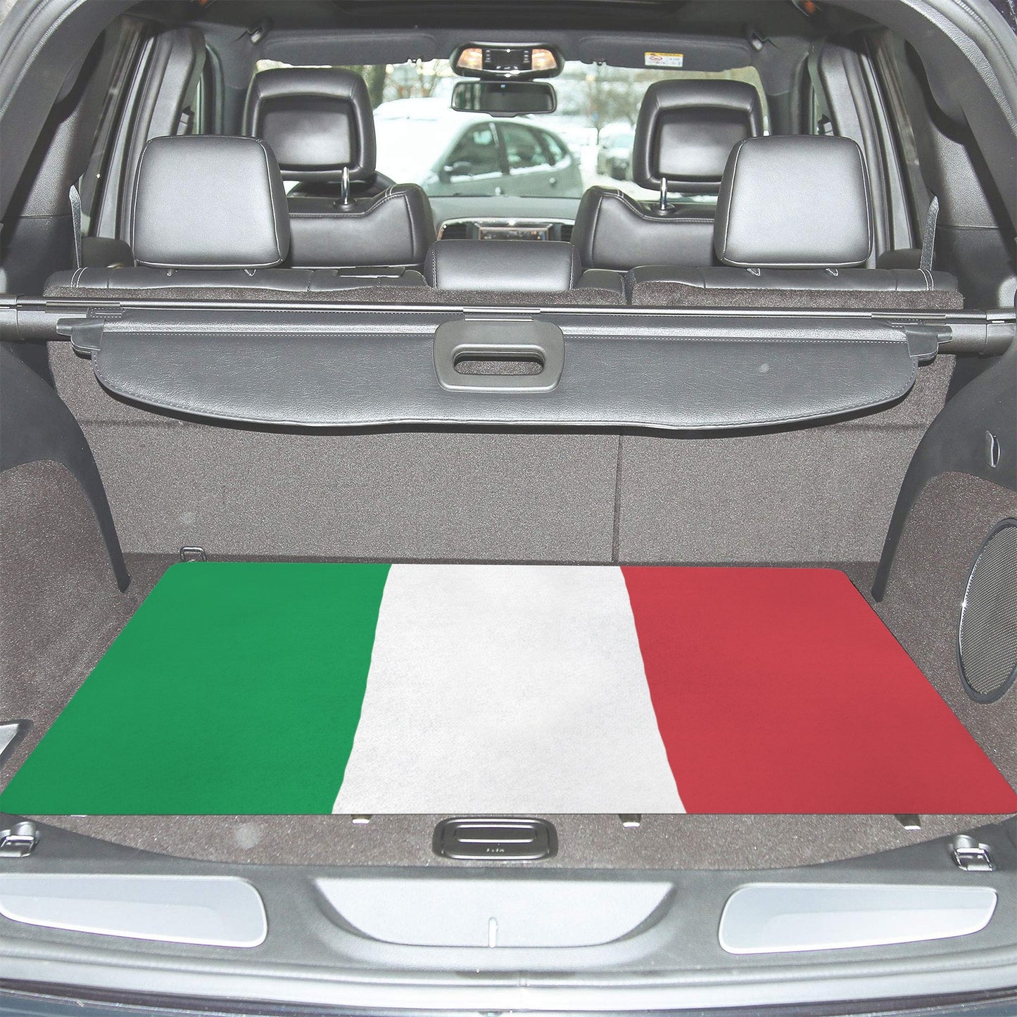Italy Flag Inspired Car Trunk Mat 100 × 75 cm / 39.4 × 30 in Printed in the USA