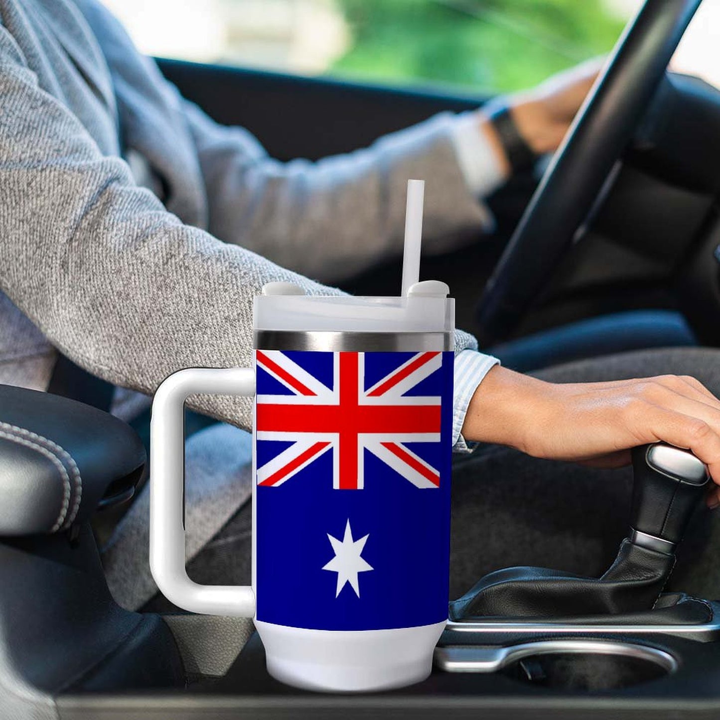 Australia Flag Stainless Steel 40 oz Tumbler (USA Made)