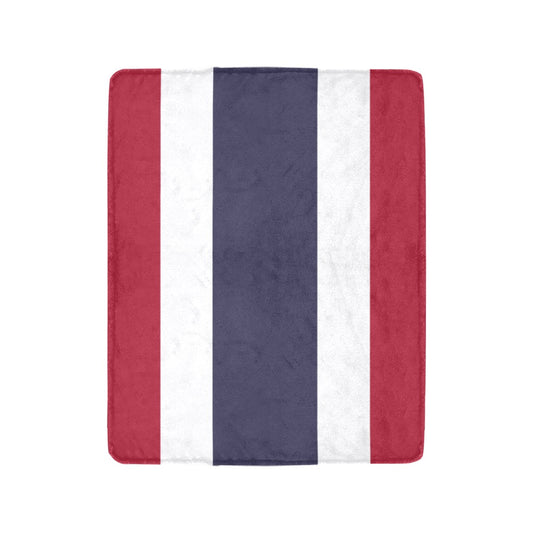 Luv My Flag blanket featuring Thailand's national flag design.