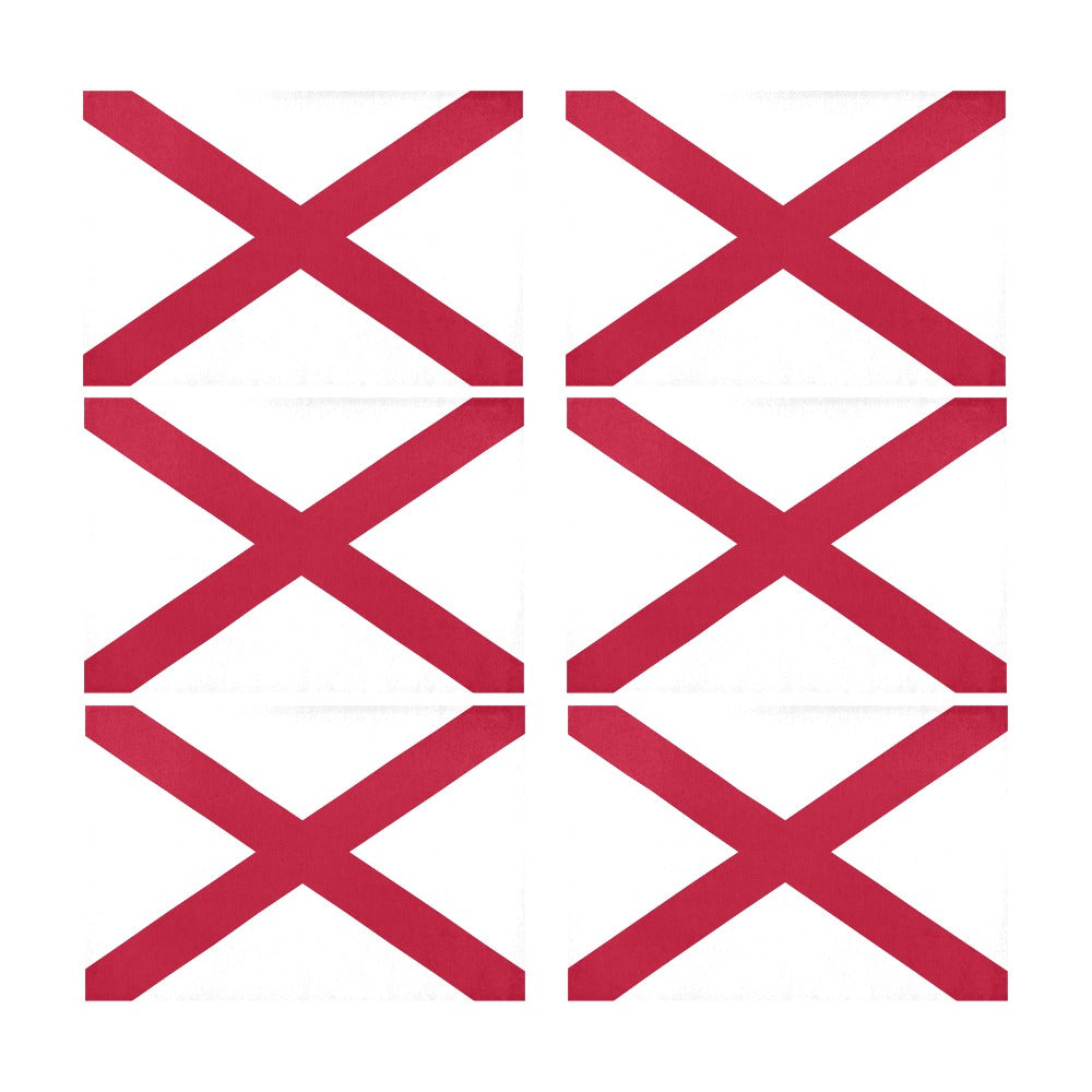 Alabama Flag Placemats 12" x 18" (Set of 6)